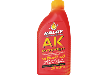 RALOY AK POWER SUV´S SAE 20W-60 API SL