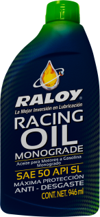 RALOY RACING OIL MONOGRADE SAE 50 API SL