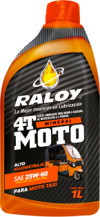 RALOY CUATRO TIEMPOS TIPO JASO MA/SJ SAE 25W-60