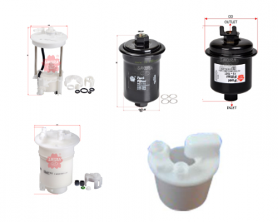 Filtros de combustible para automóvil HONDA, HUMMER, HYUNDAI, INFINITY