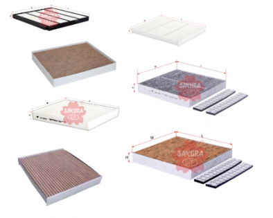 Filtros de cabina para automóvil HONDA, HUMMER, HYUNDAI, INFINITY