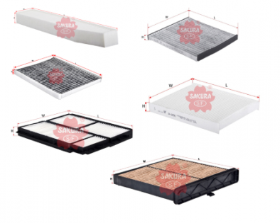 Filtros de cabina para automóvil JEEP, KIA, LINCOLN, MAZDA