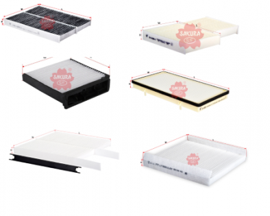 Filtros de cabina para automóvil NISSAN, PEUGEOT, PONTIAC, RENAULT