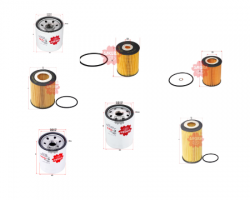 Filtros de aceite para automóvil SUZUKI, TOYOTA, VOLKSWAGEN, VOLVO