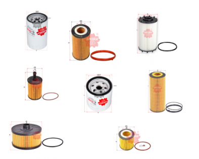 Filtros de aceite para automóvil Acura, Audi, BMW, Buick