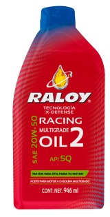 RALOY RACING MULTIGRADE OIL 2 SAE 20W-50 API SQ/GF-7A